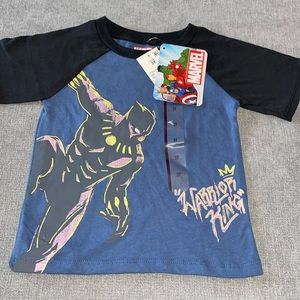 Marvel Black Panther Boy’s Short Sleeve Top